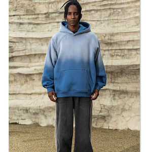 Custom Cotton Wholesale High Quality Plain OEM Custom Vintage <b>Paint</b> Splatter Sun Faded Oversized Hoodie for Men - Product Image 3