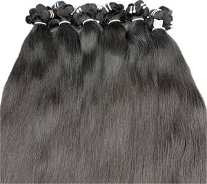 ผมต่อจากคนเวียดนามแบบดิบ100% ผ้าตรงธรรมชาติหลากสี1B - Product Image 2