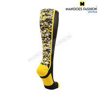 Chaussettes de baseball pour jeunes, durables et de haute qualité, personnalisées pour l'extérieur, couleur unie, tricotées en Spandex/Coton, vente en gros