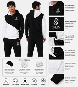 Sudadera con Capucha Unisex de 420 Gramos, Corte Regular, con Logotipo Personalizado de Fábrica, Impresión Digital, Hombros Caídos, de Algodón, para Hombre, Invierno - Product Image 1