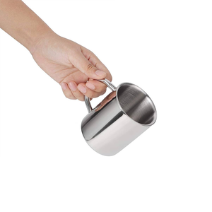 Taza martillada de acero inoxidable cerveza taza de mula de Moscú para utensilios de cocina y restaurantes con accesorios de venta - Product Image 6