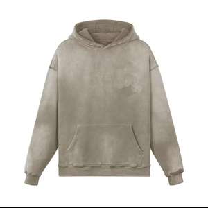 Sudadera con Capucha Personalizada para Hombre, Primavera 2025, Estilo Vintage Desteñido al Sol, 100% Algodón, con Cierre, Lavado Ácido, Textura Waffle, Térmica, Desgastada - Product Image 3