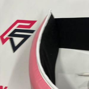 New Adjustable Fly Pink Leather Abdominal Protection Gear Groin Guard Sparring Training MMA Muay Thai Kickboxing <b>Comfortable</b> Cup - Product Image 5