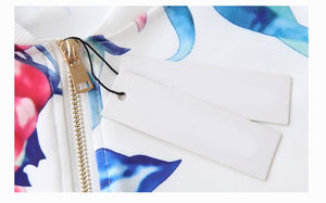 Blouson aviateur de baseball en nylon pour femme avec col montant rempli de coton fermeture éclair personnalisée écologique et coupe-vent pour l'hiver - Product Image 2