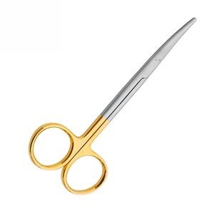 Tijeras Quirúrgicas Manuales TC Iris 4.5 |   Instrumentos Dentales Curvos y Rectos de Acero Inoxidable, Ergonómicos y Reutilizables - Product Image 1