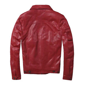 การออกแบบที่กําหนดเองขายส่งคุณภาพสูงแจ็คเก็ตหนังแฟชั่นที่กําหนดเองแจ็คเก็ตหนังผู้ชาย - Product Image 2