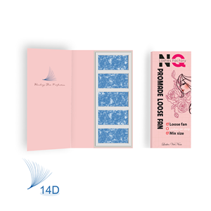 NQ Bloom Series Extensiones de pestañas de seda vegana hechas a mano para un aspecto de volumen natural - Product Image 6