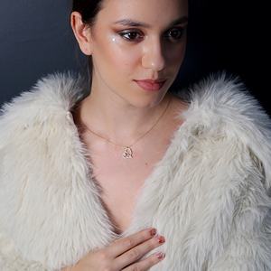 ดีไซน์ดอกไม้ในหัวใจไข่มุกพร้อมสร้อยคอหินเพทายเงางาม925เครื่องประดับเงินสเตอร์ลิง - Product Image 4