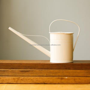 Arrosoir en métal galvanisé manteau en poudre long bec verseur pot de plantation arrosoir de jardin rond - Product Image 4