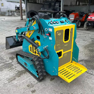 Minicargador barato CE EURO5 EPA, minicargador de orugas de rueda diésel con motor EPA, minicargador de oruga para todo terreno, envío gratuito - Product Image 1