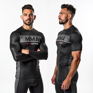 ชุดกิโมโนสำหรับฝึกกีฬา BJJ MMA แขนสั้นเต็มรูปแบบดีไซน์ตามสั่ง - Product Image 3