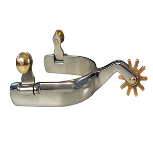 Esferros ecuestres de acero inoxidable, esferros de caballo inglés recubiertos de goma, redondos y simples, venta al por mayor, personalizados - Product Image 4