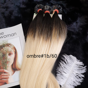 Sản phẩm hàng đầu 100% pre-ngoại quan đầy đủ lớp biểu bì đôi rút ra Nga Remy Keratin Flat <span class=keywords><strong>tip</strong></span> phần mở rộng tóc con người giá bán buôn - Product Image 1