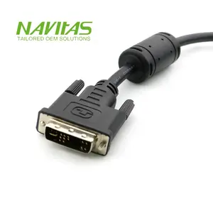 Conector macho HDB DVI a VGA de 15 pines personalizado para arnés de cables eléctricos RS232