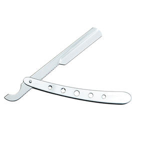 Navaja de Afeitar Recta UBI Silver de Acero con Alto Contenido de Carbono, Cuchillas de un Solo Filo, Herramienta para Afeitar y Cuidado de la Barba con Sistema Reemplazable - Product Image 3