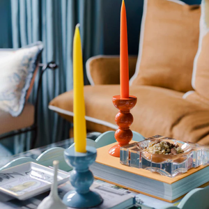 Good Price Lacquered Bobbin <b>Shaped</b> Candlestick Taper <b>Candle</b> Holder for Ramadan Eid Decor from Vietnam - Product Image 5