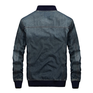 Premium <b>Men</b> Regular Fit 100% Cotton Denim <b>Jacket</b> Washed <b>Trucker</b> Jean Coat Vintage Winter Y2K Hip Hop Casual Urban Street Fashion - Product Image 2