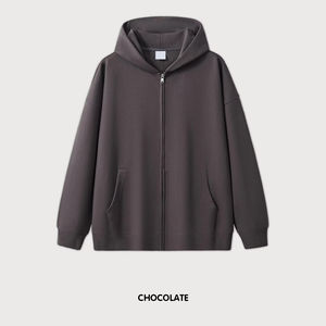 เสื้อฮู้ดสวมหัวแบบมีกระเป๋ามีซิปหลายช่องของผู้ชายเสื้อกีฬาลำลองออกแบบโลโก้ได้ตามต้องการ - Product Image 4