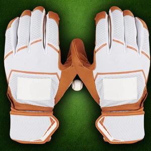 Premium Quality Leather Baseball Batting Gloves Waterproof Customized Logo Design Unisex Lightweight Eco-Friendly Custom Colors - Product Image 5
