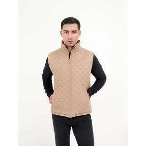 9 Apparel <b>Men's</b> Regular Fit Insulated Puffer Jacket Polyester Casual Zipper Outdoor Hike Sports <b>Vest</b> Winter OEM No Packaging - Product Image 2