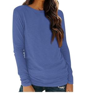 Cheap Price <b>Women</b> <b>Long</b> Sleeve T Shirts Breathable Street Fashion <b>Women</b> <b>Long</b> Sleeve T Shirts Customized OEM - Product Image 3