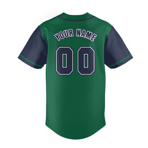 Maillot de Baseball vierge de haute qualité pour hommes dernière conception prix de gros maillots de Baseball vierges 100% Polyester hommes maillot de Baseball - Product Image 3
