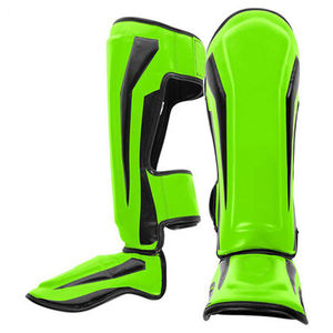 Espinilleras de cuero de alta calidad para entrenamiento de boxeo Recién llegado Espinilleras duraderas y protectoras Mejor venta Ropa de entrenamiento - Product Image 4