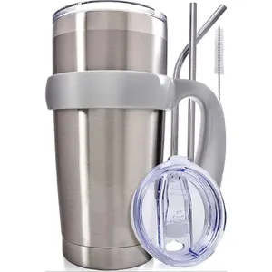 ขายส่งราคาสีเทาตกแต่งที่กำหนดเองดื่มแก้วโลหะสำหรับการจัดเก็บน้ำแก้วสแตนเลสแก้วน้ำราคาต่ำ - Product Image 2