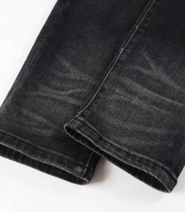 Jeans Rectos Plisados Deslavados Negros de Moda para Hombre, Jeans Ajustados Casuales con Efecto Desgastado, Jeans de Diseñador de Alta Calidad Personalizados para Hombre - Product Image 6