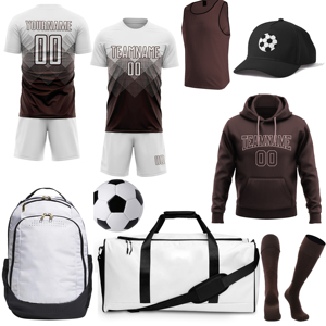 Kit d'uniforme de football de vente chaude chemise de sublimation et polyester court blanc fait paquet complet vêtements de sport ensembles d'uniformes de football - Product Image 1