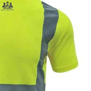 เสื้อยืดผู้ชายแบบแห้งเร็ว สะท้อนแสง มองเห็นได้ชัดเจน ผลิตจากผ้าฝ้าย 100% เป็นมิตรกับสิ่งแวดล้อม สวมใส่สบาย ยั่งยืน ดีไซน์ล่าสุด - Product Image 6