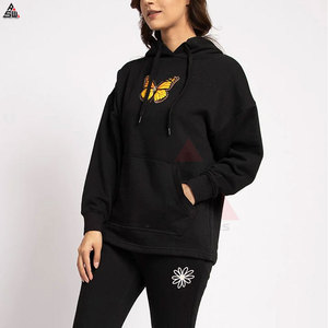 Sudadera con capucha de gran tamaño, ropa deportiva de moda, logotipo personalizado, venta al por mayor, sudaderas con capucha de algodón polar para mujer, superventas - Product Image 1