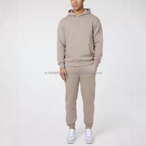 Conjuntos Deportivos de Felpa Técnica OEM, 100% Algodón, Corte Ajustado, con Capucha, Diseño Sólido, Marca Privada, Ropa Deportiva de Invierno - Product Image 1