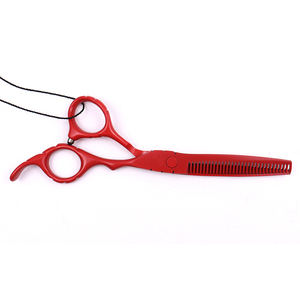 สีแดงมีดโกนที่ทันสมัยสำหรับมืออาชีพกรรไกรทำเองด้ามจับกรรไกรช่างตัดผมที่ดีที่สุด - Product Image 2