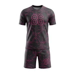 Conjunto de camiseta de fútbol con textura blanca y marrón sublimada personalizada, uniforme de entrenamiento transpirable para hombre, 84 camisetas de fútbol para equipo. - Product Image 5