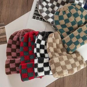 2025 gorros de invierno de punto para hombres y mujeres, gorro de invierno de punto liso, gorro holgado, gorro de punto con diseño personalizado - Product Image 3