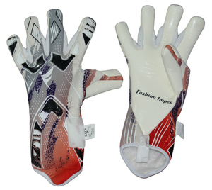 Gants de gardien de but en latex personnalisables de haute qualité, respirants, antidérapants, avec fermeture à boucle et crochet, protection des doigts - Product Image 2