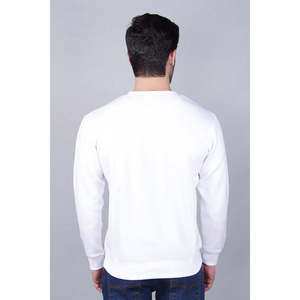 Custom logo Men's RODNEY 100% Cotton Fleece Crewneck Sweatshirt Size XXS-6XL Anti-Wrinkle Screen <b>Printed</b> Solid Pattern - Product Image 5