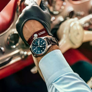 Guantes de Conducción de Invierno de Piel de Oveja con Logotipo Personalizado para Hombre, Diseño Personalizado al por Mayor de Moda - Product Image 5