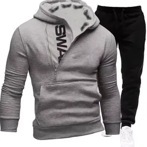 Chándal de invierno para hombre con logotipo personalizado impreso Material ecológico de alta calidad para ropa de calle - Product Image 2