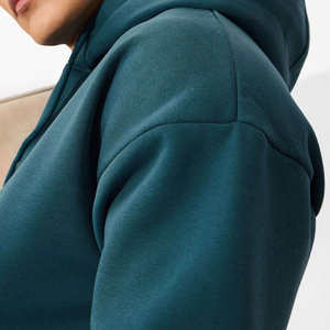 Increíble calidad Diseño de demanda del cliente Hombres Sudadera con capucha de gran tamaño Color sólido Básicos Algodón Mezclado Entrega rápida Hombres Sudadera con capucha - Product Image 6