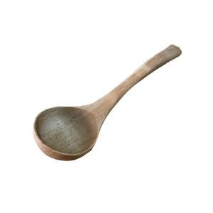 Cuillère à louche à soupe de haute qualité pour la graisse à sauce Cuillère à long manche pour la cuisson au meilleur prix couleur bois naturel - Product Image 1