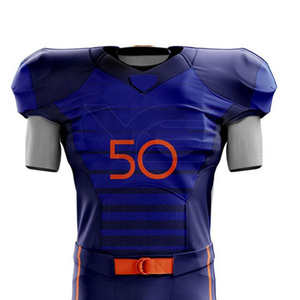 Ensemble de maillot de football américain pour adultes de grande taille, respirant et haute performance, 100% coton, anti-UV - Product Image 3