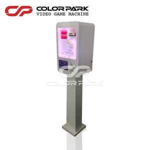 Funzionamento della macchina per lo scambio di monete del parco colorato + giochi, distributore automatico di gettoni di cambio valuta sportivo - Product Image 2