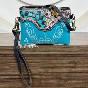 กระเป๋าหนังนิ่มสะพายข้างสำหรับผู้หญิง, กระเป๋าคลัทช์มือลายตารางหมากรุกเครื่องมือใหม่สไตล์ตะวันตก - Product Image 1