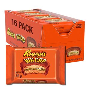 Reese's Big Cup Peanut Butter Milk Chocolate Cup, 1 paquet de 16 pièces (16 x 39 g) - Product Image 2