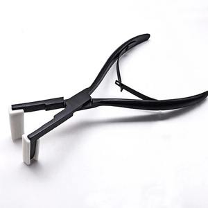 Pince à ruban pour cheveux, pince à ruban professionnelle en acier inoxydable, pince à ruban pour extensions, conception ergonomique pour les outils de salon de coiffure - Product Image 1