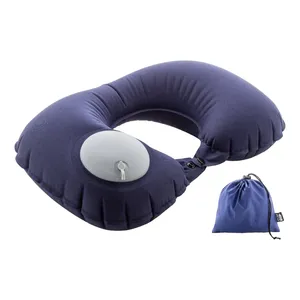 Almohada de Viaje Ecológica Jetpump RPET, Gadgets Sostenibles para Comodidad en Movimiento - Product Image 1