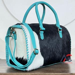 Bolsa de Viaje de Cuero Genuino para Mujer, Estilo Speedy, de Gran Tamaño, para Fin de Semana, Gimnasio, Deportes y Viajes, Venta al por Mayor de Fábrica - Product Image 1