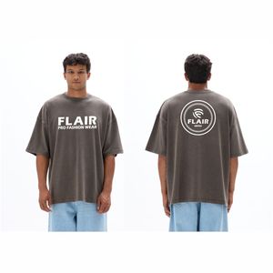 Camiseta Extra Grande de Cuello Redondo para Hombre, 100% Algodón, Felpa Lavada y Bordada, Antiarrugas y Ecológica, Diseños Personalizados Impresos - Product Image 1